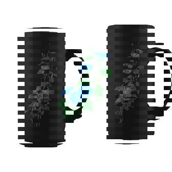 ヴィクトリア朝スタイル朝顔ワイルドフラワーバイン コーヒーマグ - Kawaiitshirt