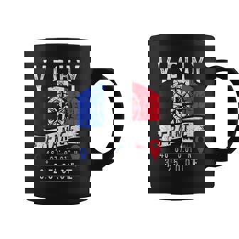 ヴィシー フランス 国旗 Gps座標 コーヒーマグ - Kawaiitshirt