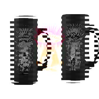 ヴィンテージ Ufo 牛 誘拐 エイリアン レトロ コーヒーマグ - Kawaiitshirt