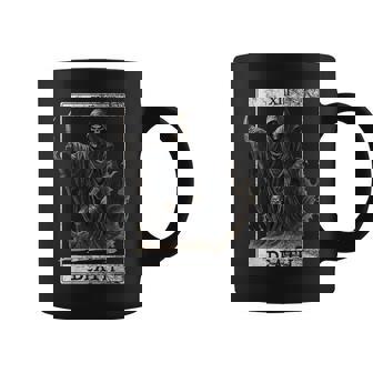 ヴィンテージ デス タロット カード 死神 オカルト悪魔の恐怖 コーヒーマグ - Kawaiitshirt