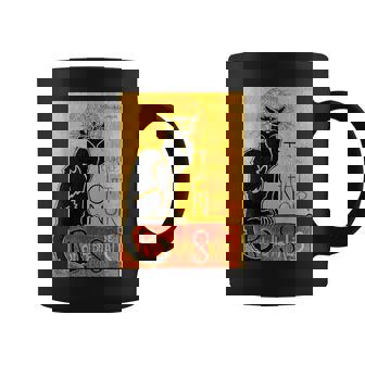 ヴィンテージ トゥール デュ シャ ノワール クロネコ ハロウィン用 コーヒーマグ - Kawaiitshirt