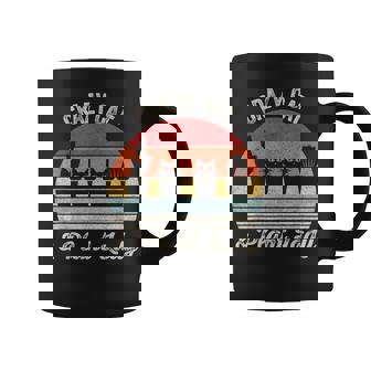 ヴィンテージ レトロ クレイジー キャット & プラント レディ サボテン 多肉植物 ママ コーヒーマグ - Kawaiitshirt