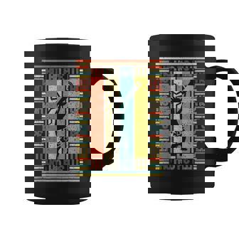 ヴィンテージスタイルのシルエットココペリフルートネイティブアメリカン コーヒーマグ - Kawaiitshirt