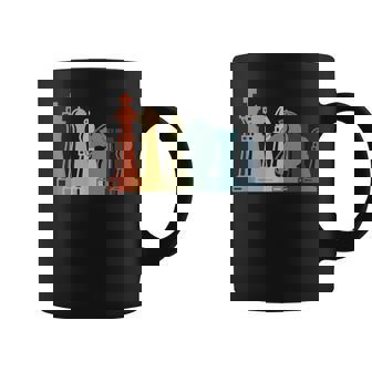 ヴィンテージチェスtシャツ レトロチェスデザイン チェスピース コーヒーマグ - Kawaiitshirt