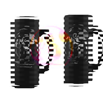 ヴィンテージネイティブアメリカンシンボル サンセット ココペリ コーヒーマグ - Kawaiitshirt