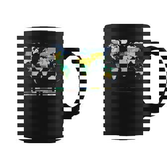 世界地図 気候帯 海名 英語語 コーヒーマグ - Kawaiitshirt