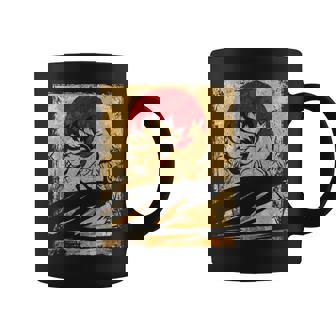 九尾の狐 日本のレトロアート コーヒーマグ - Kawaiitshirt