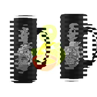 亀がラーメンを食べる 和食 コーヒーマグ - Kawaiitshirt