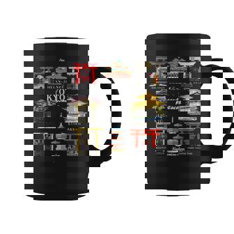 京都・伏見稲荷大社・平安神宮・下鴨神社・地主神社・御金神社・金閣寺・清水寺・二条城 コーヒーマグ - Kawaiitshirt