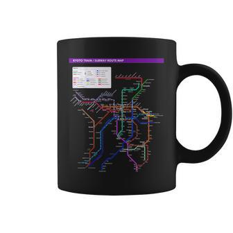 京都日本地下鉄鉄道おみやげ路線図 コーヒーマグ - Kawaiitshirt