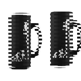 人類の進化 ロッククライミング エイドクライミング フリークライミング アルパインクライミング 登攀 登山 ボルダリング コーヒーマグ - Kawaiitshirt