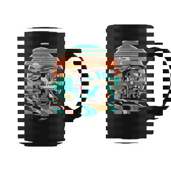 前景にアジアのトゥクトゥク コーヒーマグ - Kawaiitshirt