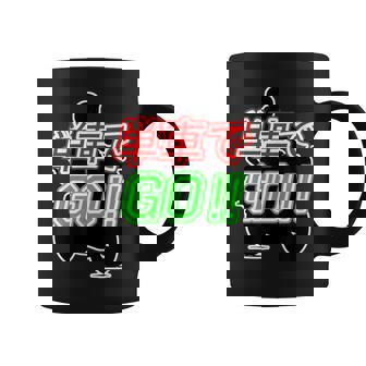 単車で Go （バイクで行こう）ゴー！【変なtシャツ屋さん】バイカー ツーリング ウェア メッセージ デザイン コーヒーマグ - Kawaiitshirt