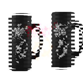 和鯉 鯉 錦鯉 魚 桜 男性 女性 コーヒーマグ - Kawaiitshirt