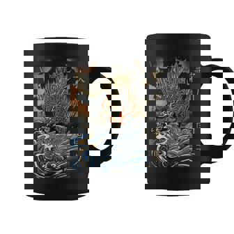 和龍 波 歌川国吉 浮世絵 伝統 コーヒーマグ - Kawaiitshirt