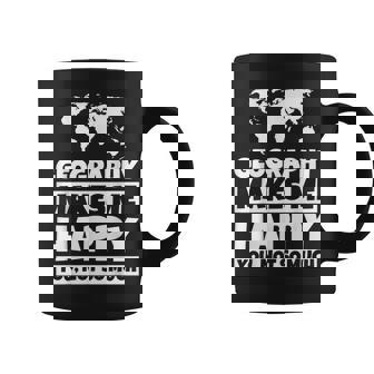 地理の先生への贈り物-面白い地理の恋人のユーモア コーヒーマグ - Kawaiitshirt