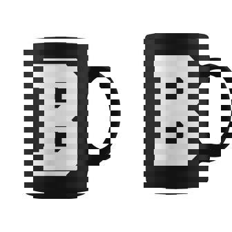 大文字b アルファベットモノグラム イニシャル コーヒーマグ - Kawaiitshirt