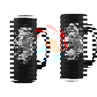 大漁旗 魚 鯛 旗 イラスト 波 ソーラン節 かわいい おもしろ おしゃれ コーヒーマグ - Kawaiitshirt