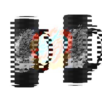 大胆でクールな外観の素晴らしい日本のドラゴン。 コーヒーマグ - Kawaiitshirt