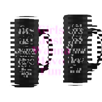 女の子はただ楽しみたいだけ コーヒーマグ - Kawaiitshirt