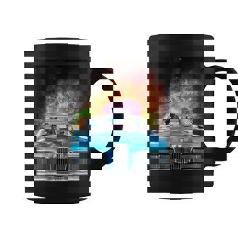 宇宙 銀河 猫 運転 車 コーヒーマグ - Kawaiitshirt