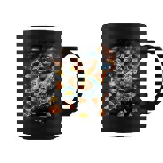 宇宙でピザタコスを食べるギャラクシーナマケモノ コーヒーマグ - Kawaiitshirt