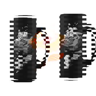 寝ぼける 寿司 すし えび サーモン まぐろ コーヒーマグ - Kawaiitshirt