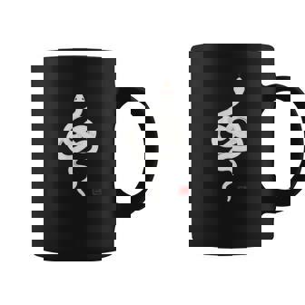 巳年 シンプルな白蛇デザイン 幸運を願うお守り コーヒーマグ - Kawaiitshirt