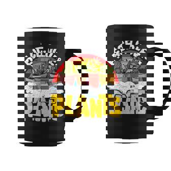 平和 愛&植物 レトロ レインボー 多肉植物 植物庭師 コーヒーマグ - Kawaiitshirt