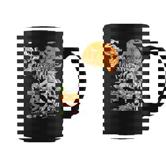 恐竜 T-Rex スケルトン 古代 科医 恐竜 怖い ハロウィン コーヒーマグ - Kawaiitshirt
