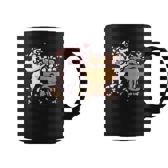 愛しすぎて大好きすぎる。 お花の冠 コーヒーマグ - Kawaiitshirt