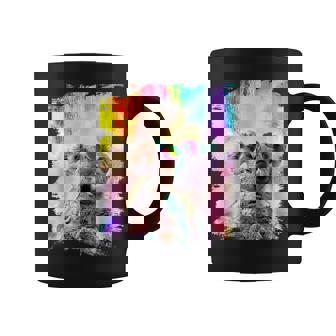 愛のハートのメガネをかけているレインボーコアラ コーヒーマグ - Kawaiitshirt