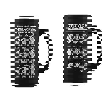 戦国武将の家紋 一覧 家紋 織田信長 徳川家康 豊臣秀吉 上杉謙信 真田幸村 歴史オタク 歴史好き 日本史好き コーヒーマグ - Kawaiitshirt