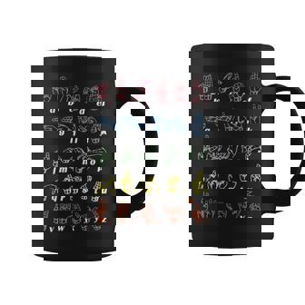 手話tシャツ Asl Teacher手アルファベット学習tシャツ コーヒーマグ - Kawaiitshirt