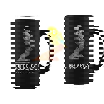 指の上のセキセイインコ 楽しいインコ セキセイインコ 鳥好きのギフト コーヒーマグ - Kawaiitshirt