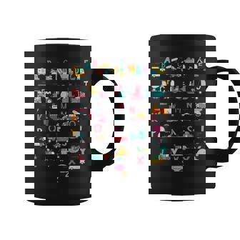 救急車掘削機ヘリコプタートラック車両abc幼児 コーヒーマグ - Kawaiitshirt