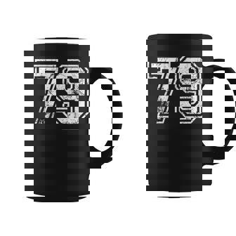 数字 79 ヴィンテージ 1979 誕生日 ヴィンテージ風 コーヒーマグ - Kawaiitshirt