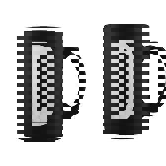 文字d アルファベットモノグラム イニシャル。 コーヒーマグ - Kawaiitshirt