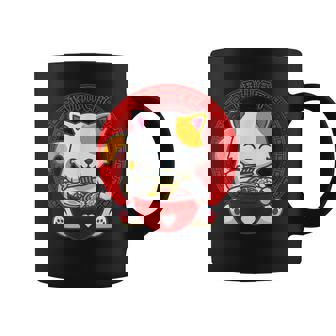 日本のカワイイ アニメ 猫 麺丼 猫 ラーメンを食べる コーヒーマグ - Kawaiitshirt