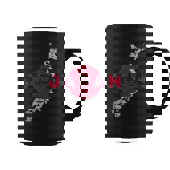 日本の地図と旗 日本のお土産 コーヒーマグ - Kawaiitshirt