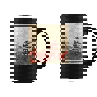 日本アジア アジア 日本風 ヴィンテージ レトロ 自然 コーヒーマグ - Kawaiitshirt