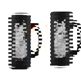 日本スピッツ 犬 グラフィック ペット イラスト 日本スピッツ コーヒーマグ - Kawaiitshirt