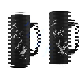 日本美絞り絞り染めトンボ コーヒーマグ - Kawaiitshirt