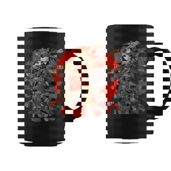 日本美術 パンダ 忍者 浮世絵 アニメ風 サムライパンダ コーヒーマグ - Kawaiitshirt