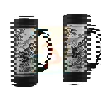 日本美術 レッサーパンダ 京斎 ヴィンテージ 日本 作品 コーヒーマグ - Kawaiitshirt