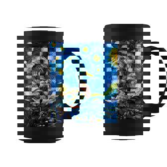 星空の下のアヒル アート グラフィック 誕生日 クリスマス コーヒーマグ - Kawaiitshirt