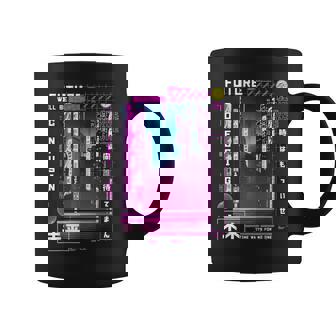 東京サイバーパンク ヴェイパーウェーブ 日本のレトロな雰囲気の美学 コーヒーマグ - Kawaiitshirt