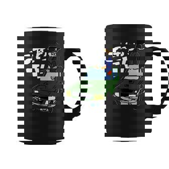 板金のようす 窓割れなし顔違い コーヒーマグ - Kawaiitshirt