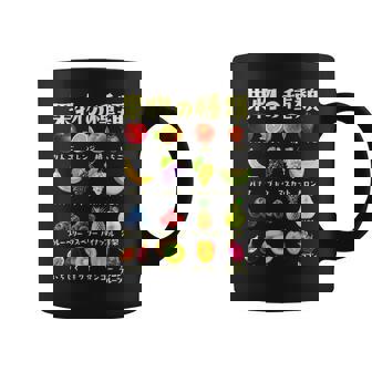 果物 面白いtシャツ フルーツ 種類 おもしろ 食べ物 イラスト 面白い 服 ネタ グッズ 文字tシャツ コーヒーマグ - Kawaiitshirt