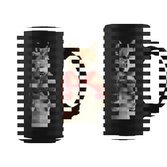 柴犬ボクシング 長袖tシャツ コーヒーマグ - Kawaiitshirt